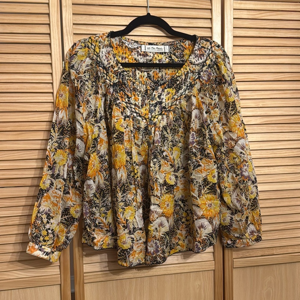 We the Free Fall Floral Top